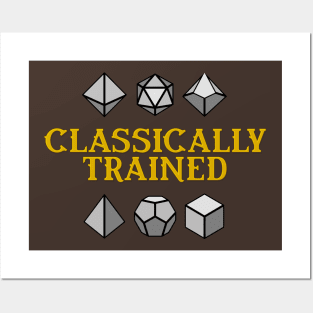 Classically Trained DnD Dice Posters and Art